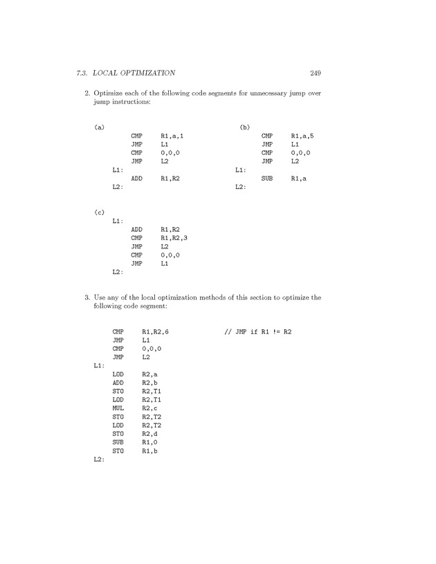 Compiler Design: Theory, Tools, and Examples - Page 249